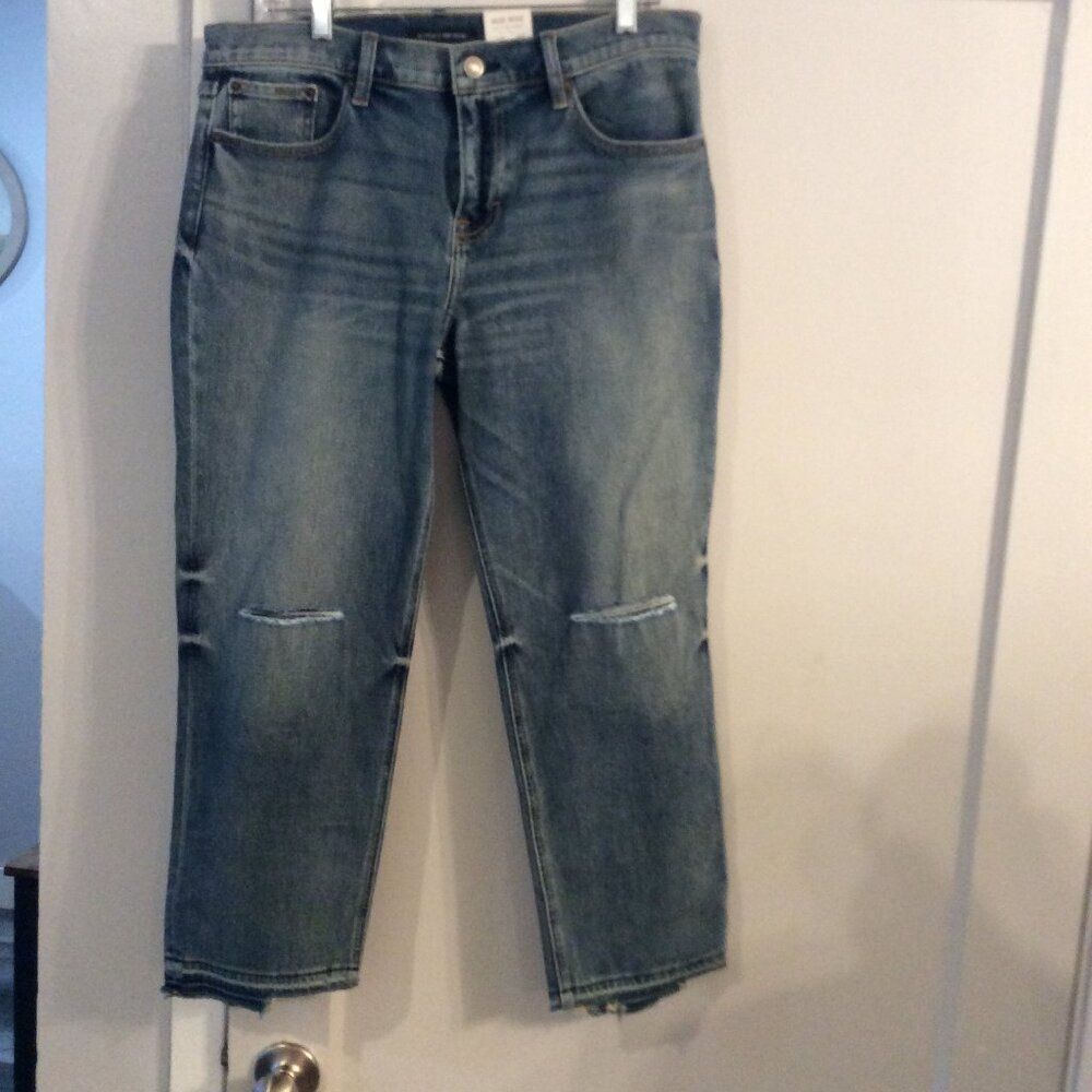 New NWT (129.00) Lucky Brand Women's Mid Rise boyfriend Jeans Size 8 29" Sienna